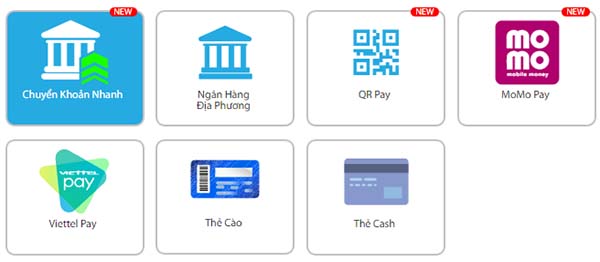 Cách nạp tiền vào Fun88 bằng thẻ cash chi tiết